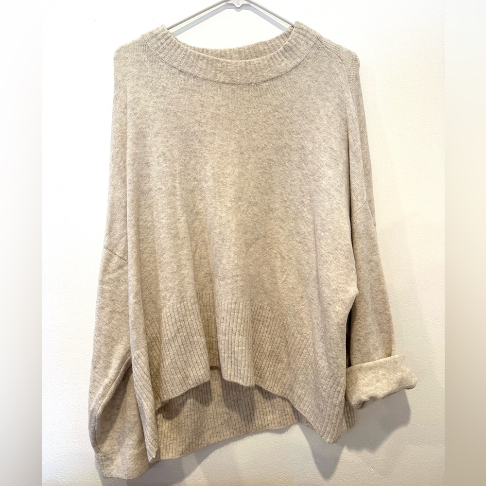 Cream Oversized Sweater